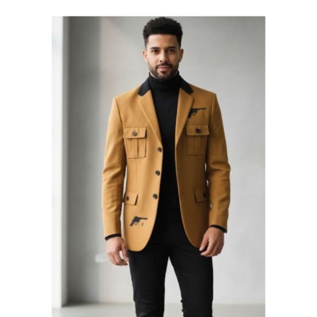 Premium Safari-Style Blazer