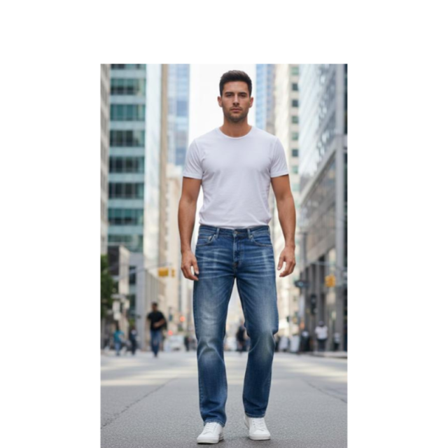Men’s Signature Indigo Mid-Rise Slim Fit Jeans