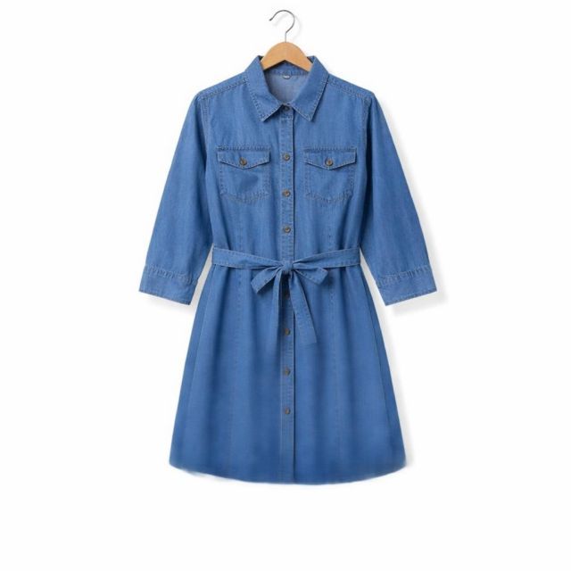 classic, casual denim MIDI