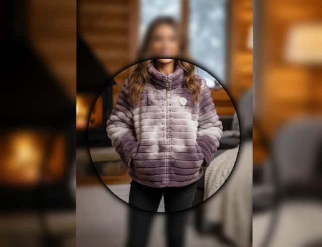 Premium Ombre Faux Fur Winter Jacket