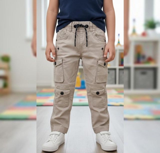 Boys' Multi-Pocket Cargo Pants
