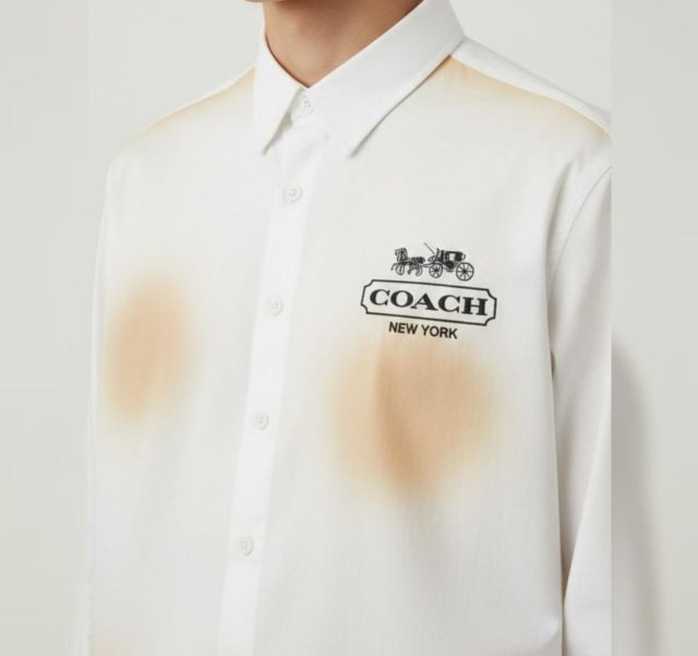 white button-down SHIRT