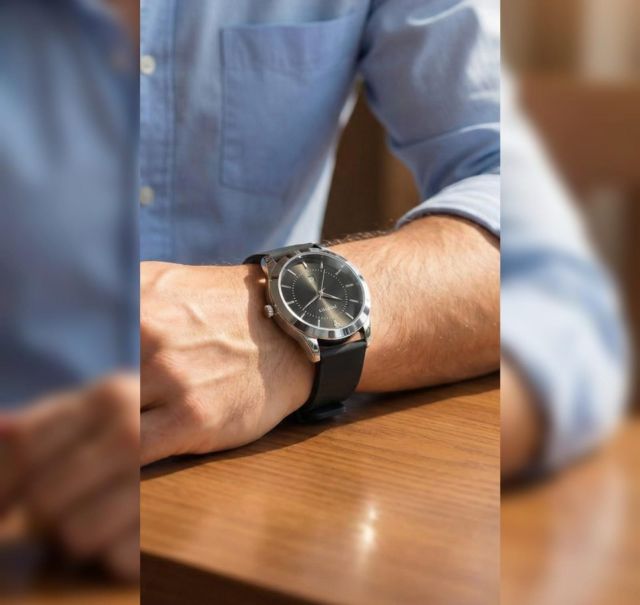 Onyx Stream Minimalist Timepiece