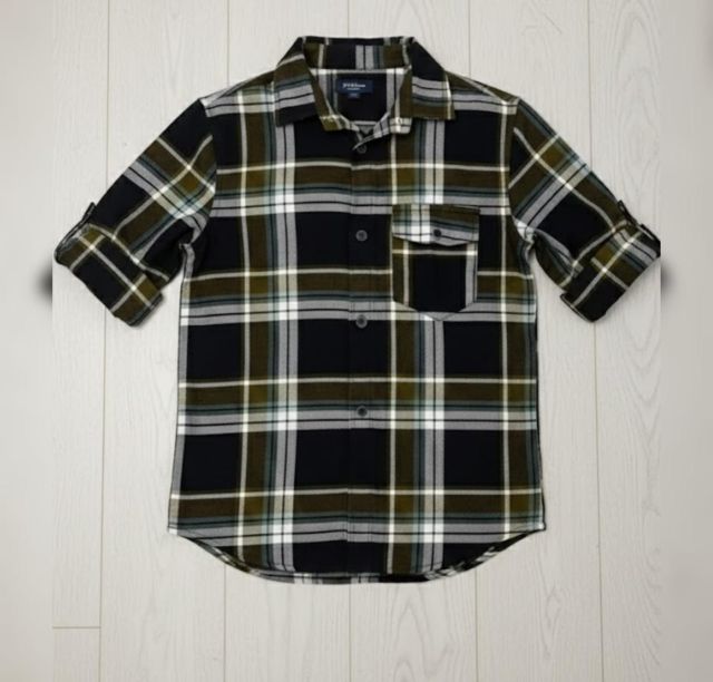 Olive Timberland Plaid Shirt