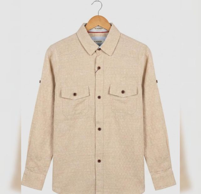 PLAIN BEIGH SHIRT