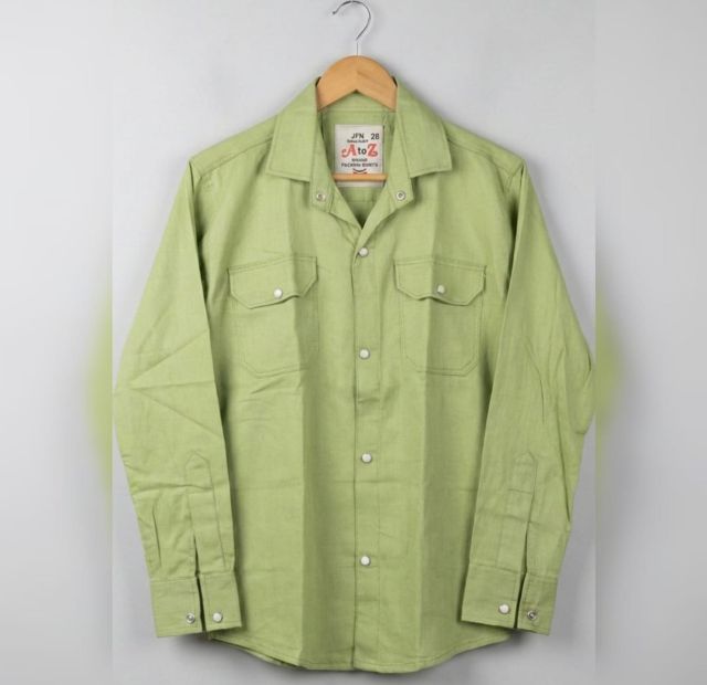 GREENY TIME SAGE SHIRT