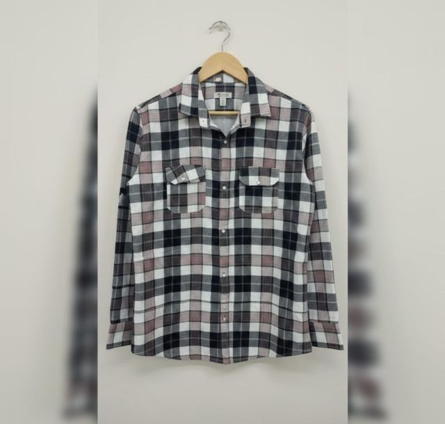 CHECK PRINTED D.P.SHIRT