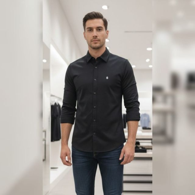 PLAIN BLACK MENS WEAR