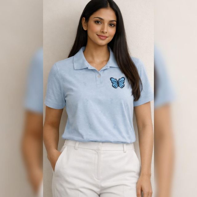 Mariposa Emblem Pastel Polo