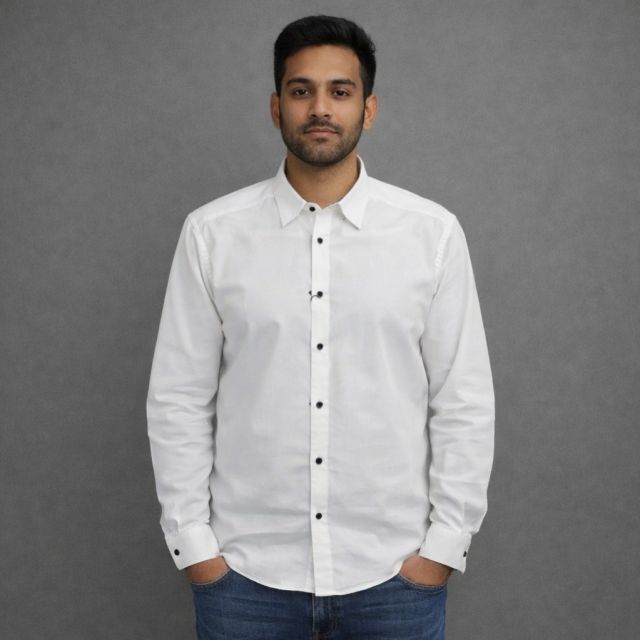 Men’s Slim-Fit Casual Shirt